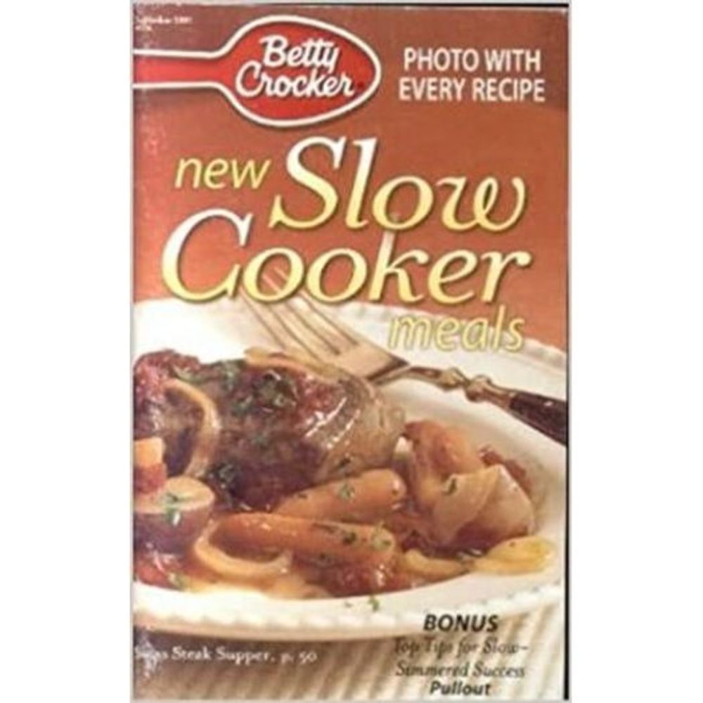 New Slow Cooker Meals (Betty Crocker) (Cookbook Paperback)